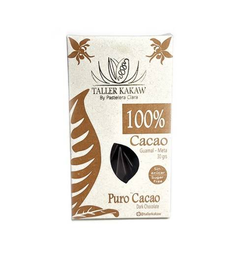 Barras de cacao 100%