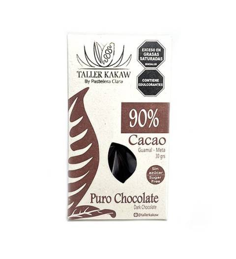 Barras de cacao 90%