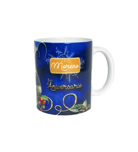 Mug aniversario blanco